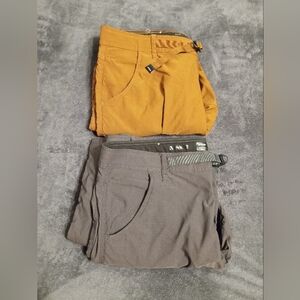 Lot of 2 pairs Prana Zion stretch hiking outdoor pants 38/30